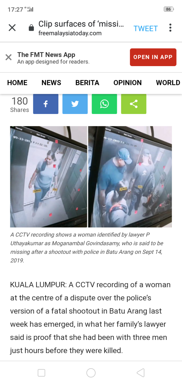 காரை துரத்திச்சென்று துப்பாக்கி பிரயோகம் செய்த மலேசிய காவல்துறையினர்- கொல்லப்பட்ட இலங்கை தமிழர்- மாயமான மனைவி- காவல்துறையினர் பொய்சொல்வதாக குடும்பத்தினர் குற்றச்சாட்டு screenshot 2019 09 23 17 27 47 057111994691217020019