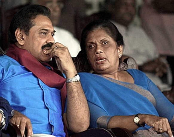 Image result for சந்திரிக்கா, மஹிந்த virakesari