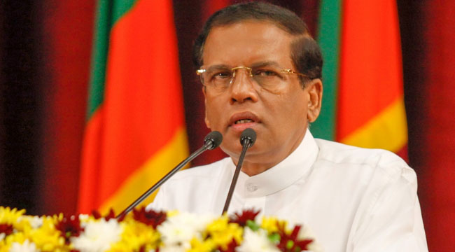 Image result for ஜனாதிபதி மைத்ரிபால சிறிசேன virakesari