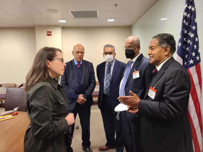 தமிழ்மக்களுடன் அமெரிக்கா துணைநிற்கும் - சுமந்திரன் குழுவினரிடம் அமெரிக்க  இராஜாங்க உதவிச்செயலர் எடுத்துரைப்பு | Virakesari.lk